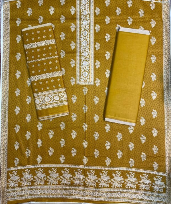 Al Karam Kasturi Printed Unstitched 3 Piece Lawn Collection 2025 - D33