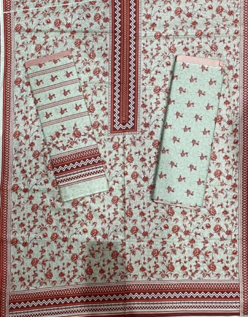 Al Karam Kasturi Printed Unstitched 3 Piece Lawn Collection 2025 - D35