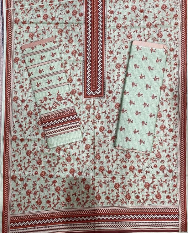 Al Karam Kasturi Printed Unstitched 3 Piece Lawn Collection 2025 - D35