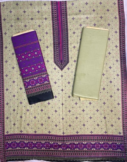Al Karam Kasturi Printed Unstitched 3 Piece Lawn Collection 2025 - D30