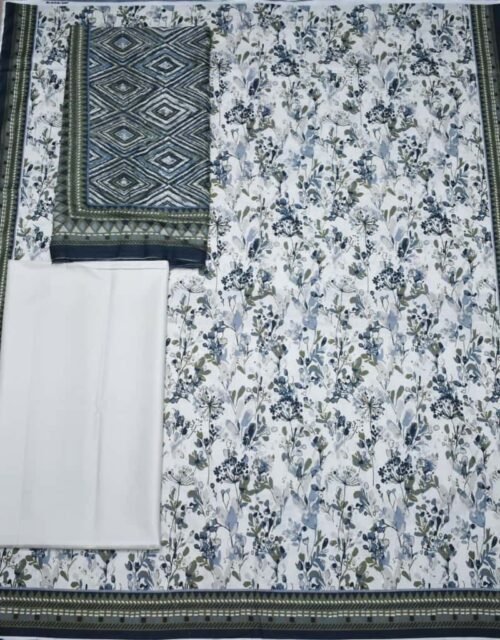 Bin Saeed Unstitched Digital Printed Mid-Summer Cambric Collection - D29