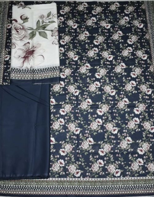 Bin Saeed Unstitched Digital Printed Mid-Summer Cambric Collection - D26