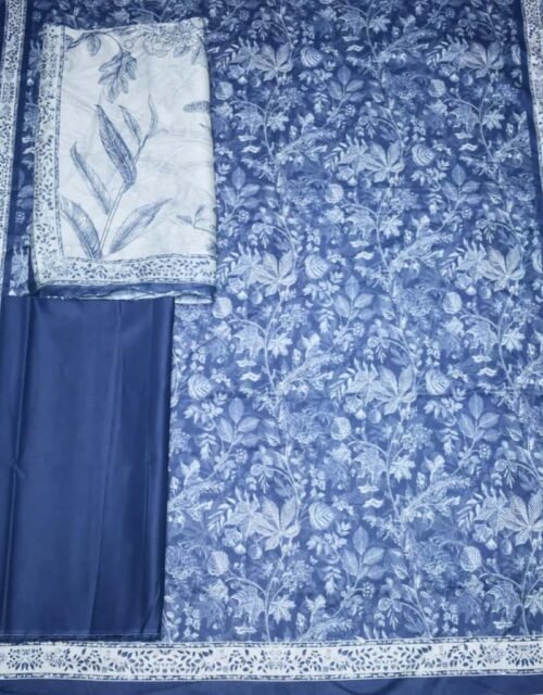 Bin Saeed Unstitched Digital Printed Mid-Summer Cambric Collection - D27