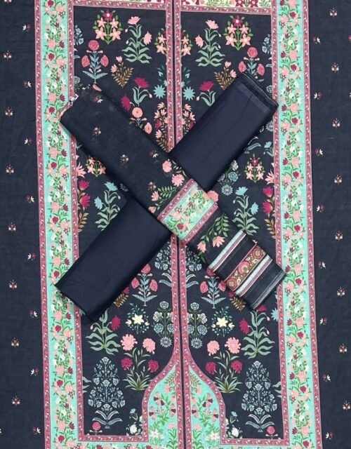 Bin Saeed Unstitched Digital Printed Mid-Summer Cambric Collection - D34