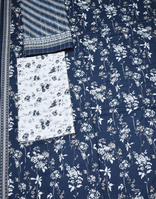 Bin Saeed Unstitched Digital Printed Summer Lawn Collection 2025 - D180