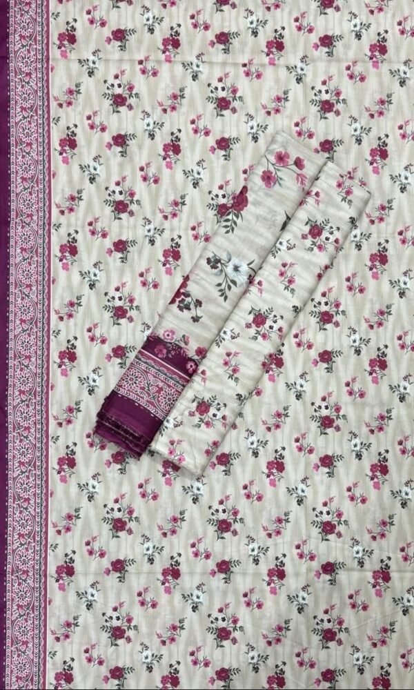 Bin Saeed Unstitched Digital Printed Summer Lawn Collection 2025 - D178