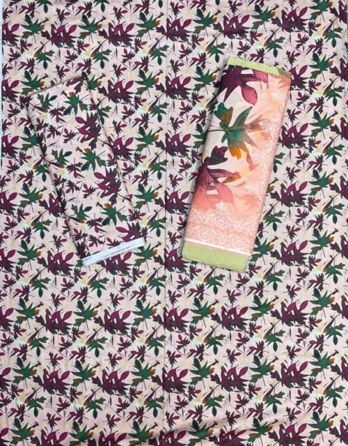 Al Karam Kasturi Printed Unstitched 3 Piece Lawn Collection 2025 - D26