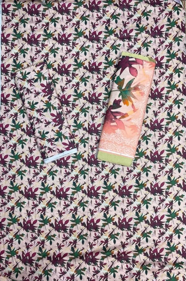 Al Karam Kasturi Printed Unstitched 3 Piece Lawn Collection 2025 - D26