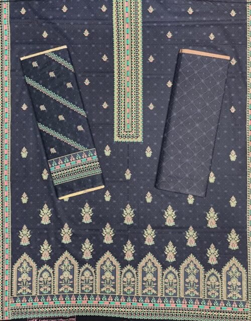 Al Karam Kasturi Printed Unstitched 3 Piece Lawn Collection 2025 - D36