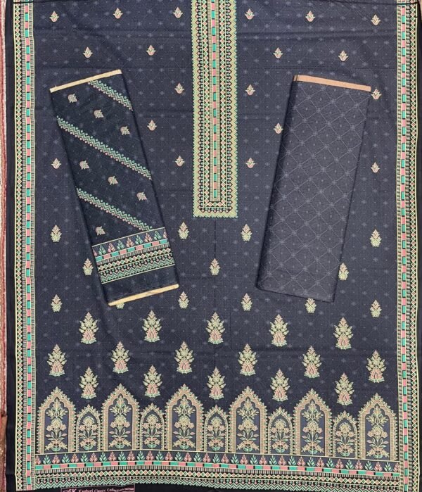Al Karam Kasturi Printed Unstitched 3 Piece Lawn Collection 2025 - D36