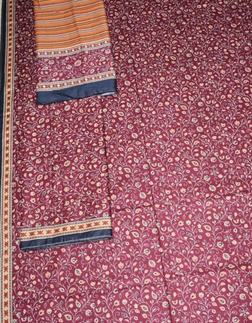 Bin Saeed Unstitched Digital Printed Mid-Summer Cambric Collection - D06