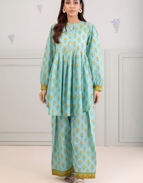 Zellbury Unstitched 2 Piece Printed Lawn Collection'2025 ( SHIRT SHALWAR)- D54 (WUS25X20549)