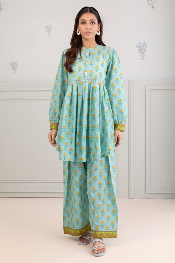 Zellbury Unstitched 2 Piece Printed Lawn Collection'2025 ( SHIRT SHALWAR)- D54 (WUS25X20549)