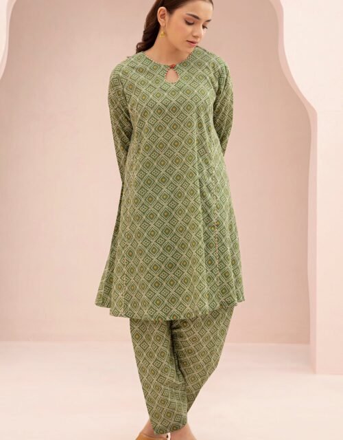 Zellbury Unstitched 2 Piece Printed Lawn Collection'2025 ( SHIRT SHALWAR)- D56 (WUS25X20635)
