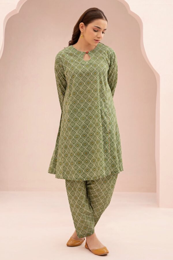 Zellbury Unstitched 2 Piece Printed Lawn Collection'2025 ( SHIRT SHALWAR)- D56 (WUS25X20635)