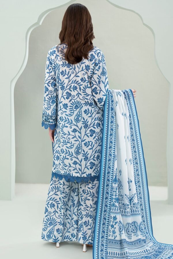 Zellbury Unstitched 3 Piece Embroidered Lawn Collection'2025 - D46 (WUS25E30526) - Image 2
