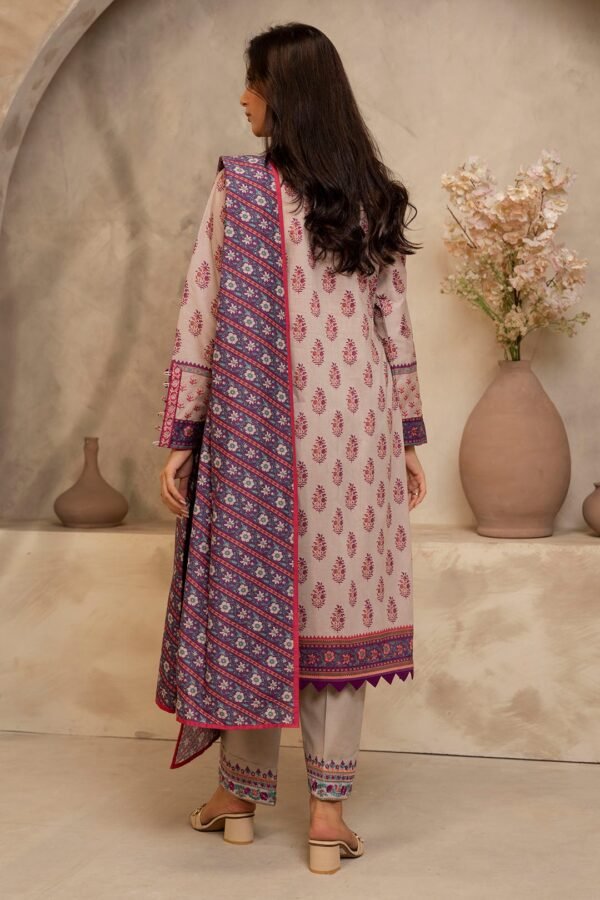 Zellbury Unstitched 3 Piece Embroidered Lawn Collection'2025 - D47 (WUS25E30064) - Image 2