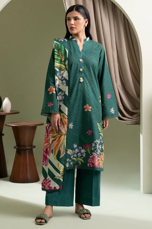 Zellbury Unstitched 3 Piece Printed Lawn Collection'2025 - D106 (WUS25X30508)