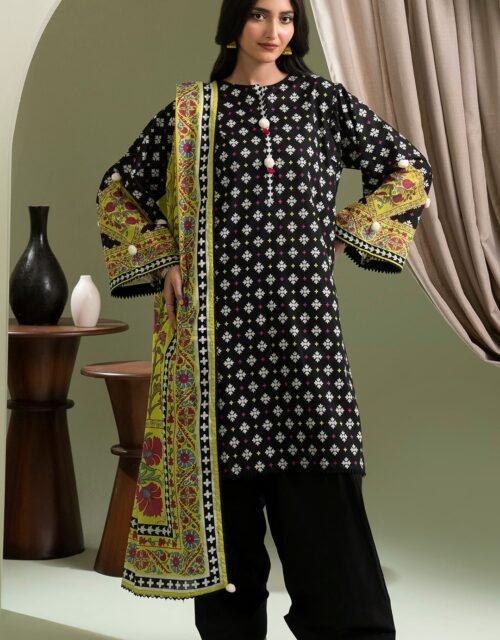 Zellbury Unstitched 3 Piece Printed Lawn Collection'2025 - D108 (WUS25X30511)
