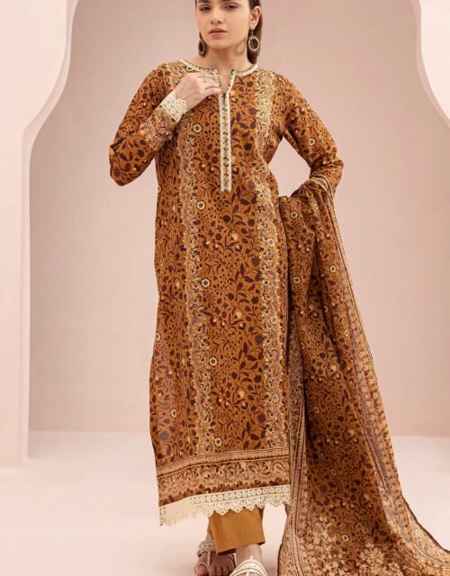 Zellbury Unstitched 3 Piece Printed Lawn Collection'2025 - D118 (WUS25X30720)