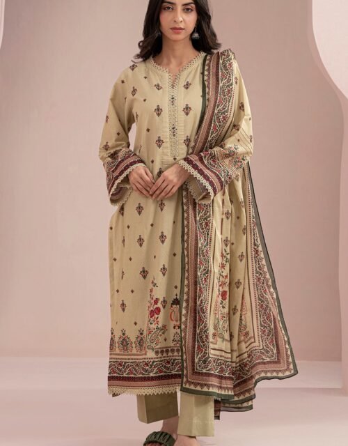 Zellbury Unstitched 3 Piece Printed Lawn Collection'2025 - D120 (WUS25X30333)