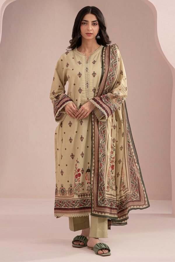 Zellbury Unstitched 3 Piece Printed Lawn Collection'2025 - D120 (WUS25X30333)