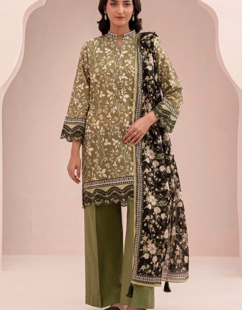 Zellbury Unstitched 3 Piece Printed Lawn Collection'2025 - D121 (WUS25X30718)
