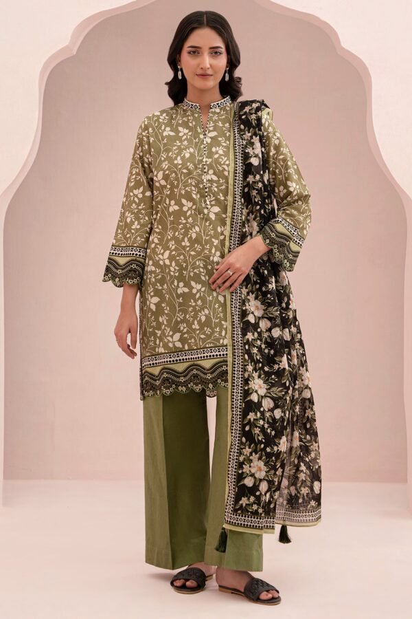 Zellbury Unstitched 3 Piece Printed Lawn Collection'2025 - D121 (WUS25X30718)