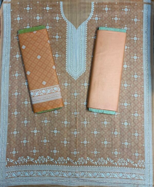 Al Karam Kasturi Printed Unstitched 3 Piece Lawn Collection 2025 - D24