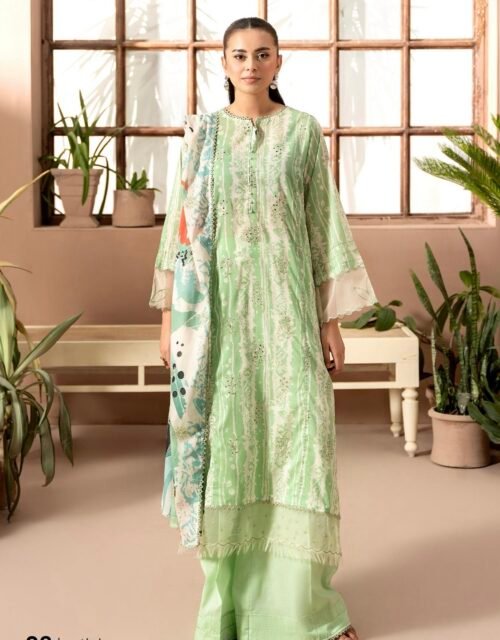 PREMIUM MAHAJAL by Gull Jee - Embroidered 3 Piece Unstitched EDIT'25 - A03