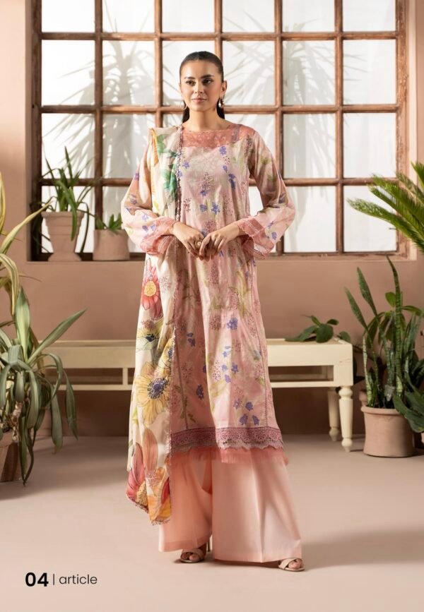 PREMIUM MAHAJAL by Gull Jee - Embroidered 3 Piece Unstitched EDIT'25 - A04