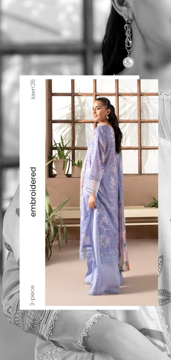 PREMIUM MAHAJAL by Gull Jee - Embroidered 3 Piece Unstitched EDIT'25 - A05 - Image 2