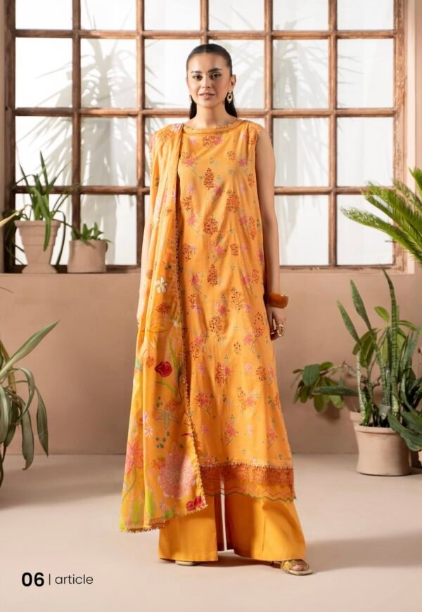 PREMIUM MAHAJAL by Gull Jee - Embroidered 3 Piece Unstitched EDIT'25 - A06