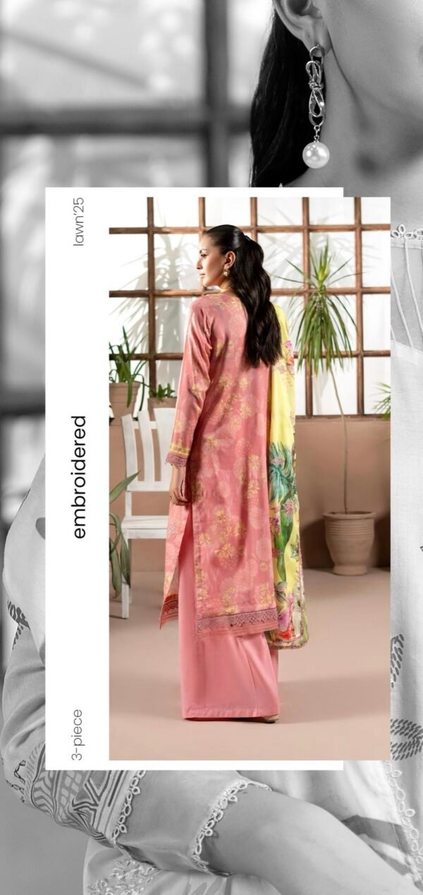 PREMIUM MAHAJAL by Gull Jee - Embroidered 3 Piece Unstitched EDIT'25 - A08 - Image 2