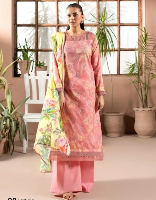 PREMIUM MAHAJAL by Gull Jee - Embroidered 3 Piece Unstitched EDIT'25 - A08