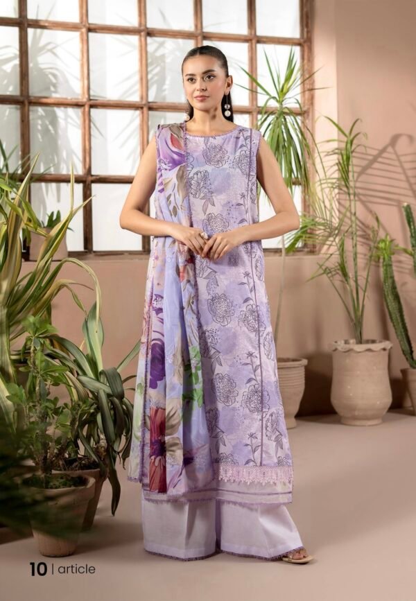 PREMIUM MAHAJAL by Gull Jee - Embroidered 3 Piece Unstitched EDIT'25 - A10