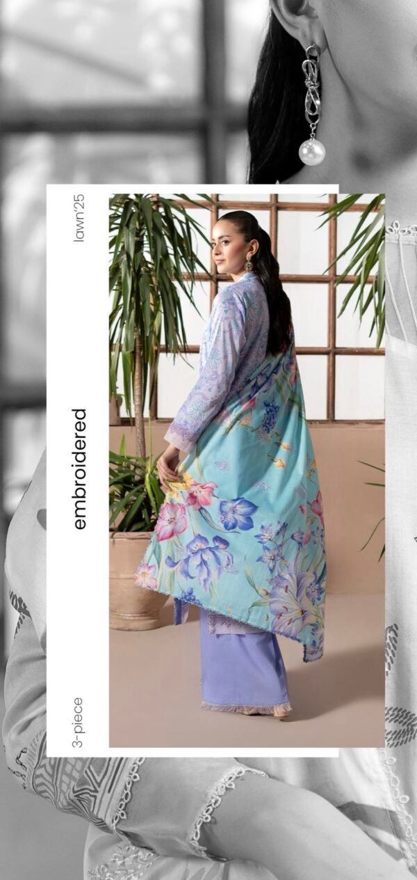 PREMIUM MAHAJAL by Gull Jee - Embroidered 3 Piece Unstitched EDIT'25 - A11 - Image 2