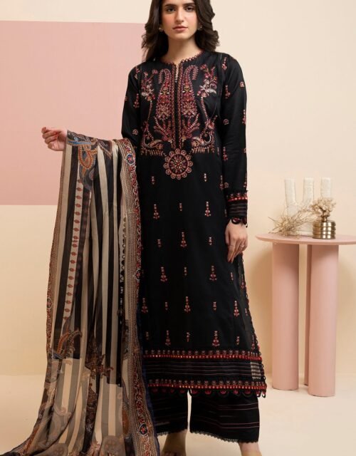 Zellbury Unstitched 3 Piece Embroidered Lawn Collection'2025 - D54 (WUS25E30403)