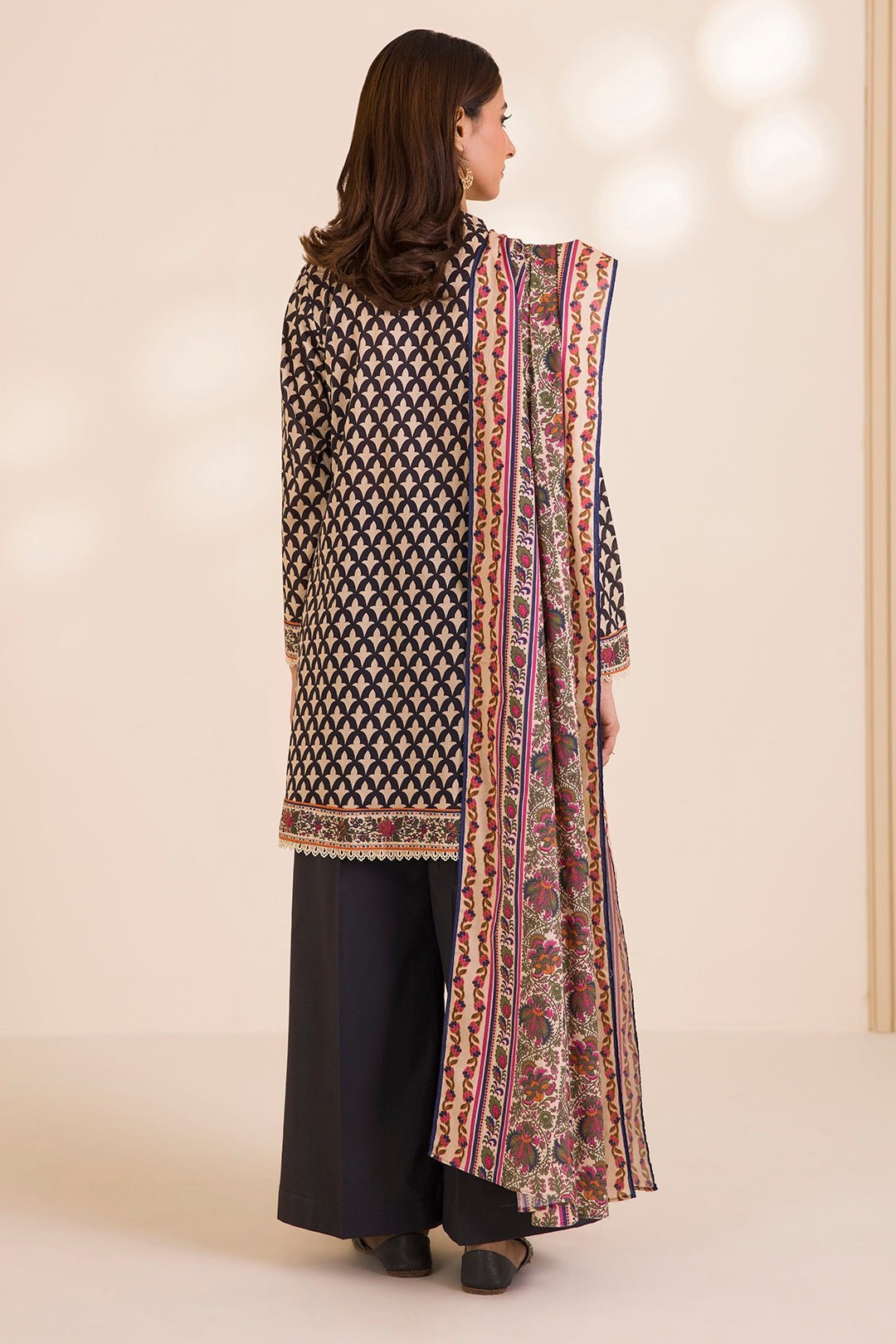 Zellbury Unstitched 2 Piece Printed Cotton Collection'2025 ( SHIRT DUPATTA)- D62 (WUC25X20008) - Image 2