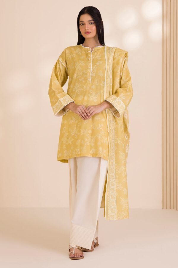 Zellbury Unstitched 2 Piece Printed Cotton Collection'2025 ( SHIRT DUPATTA)- D64 (WUC25X20001)