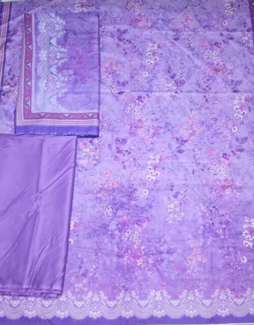 Bin Saeed Unstitched Digital Printed Mid-Summer Cambric Collection - D43