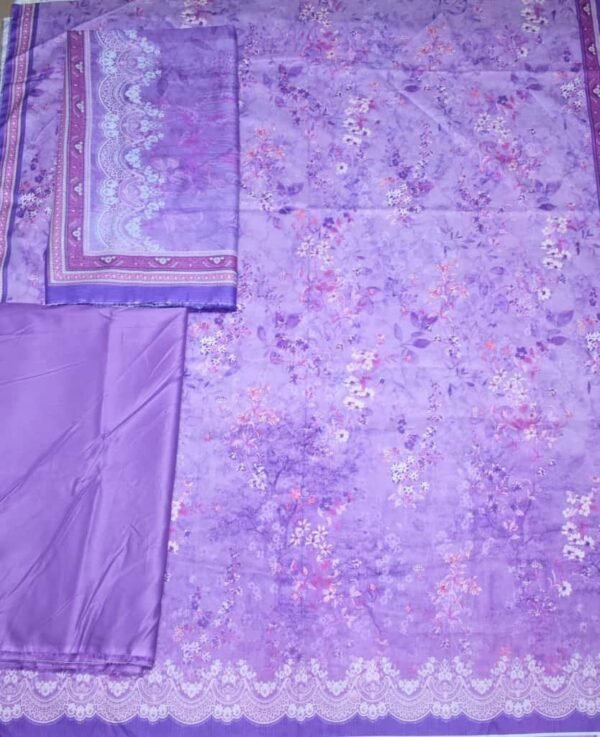 Bin Saeed Unstitched Digital Printed Mid-Summer Cambric Collection - D43