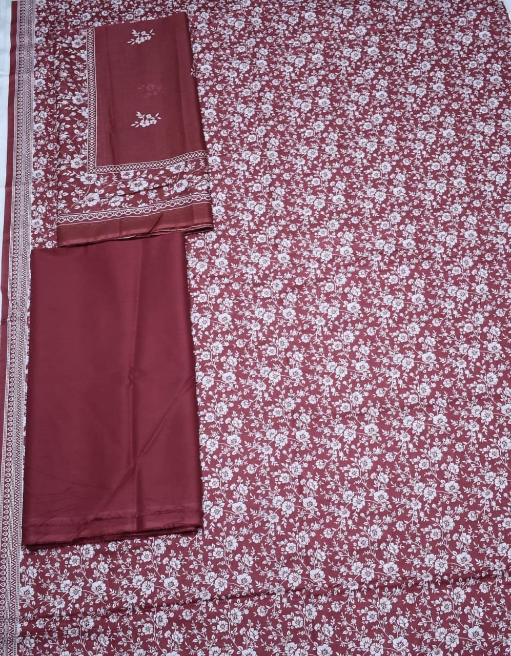 Bin Saeed Unstitched Digital Printed Mid-Summer Cambric Collection - D35