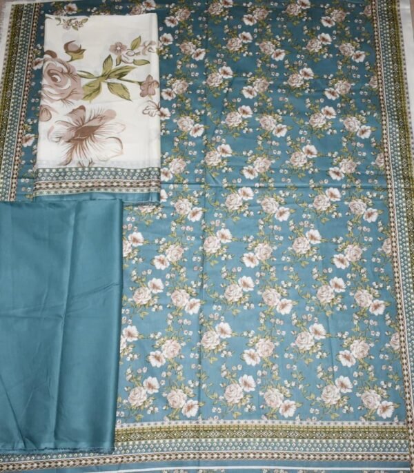 Bin Saeed Unstitched Digital Printed Mid-Summer Cambric Collection - D45