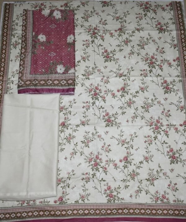 Bin Saeed Unstitched Digital Printed Mid-Summer Cambric Collection - D36