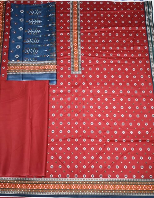 Bin Saeed Unstitched Digital Printed Mid-Summer Cambric Collection - D42