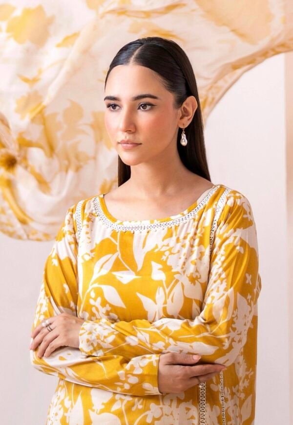 Floreena by Gull Jee - UNSTITCHED 3 PIECE COLLECTION VOL-01 / EDIT'25 - A02 - Image 3