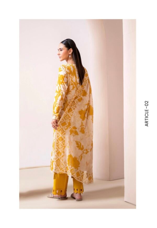 Floreena by Gull Jee - UNSTITCHED 3 PIECE COLLECTION VOL-01 / EDIT'25 - A02 - Image 2