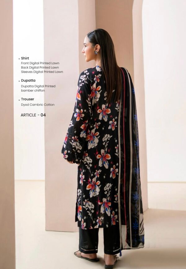 Floreena by Gull Jee - UNSTITCHED 3 PIECE COLLECTION VOL-01 / EDIT'25 - A04 - Image 2