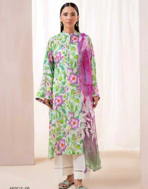 Floreena by Gull Jee - UNSTITCHED 3 PIECE COLLECTION VOL-01 / EDIT'25 - A06